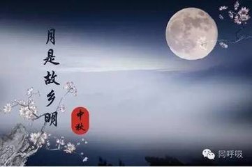 中秋夜半後无云而月色微淡尤为绝景