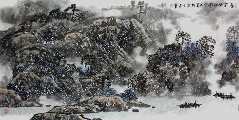 题雪景二首